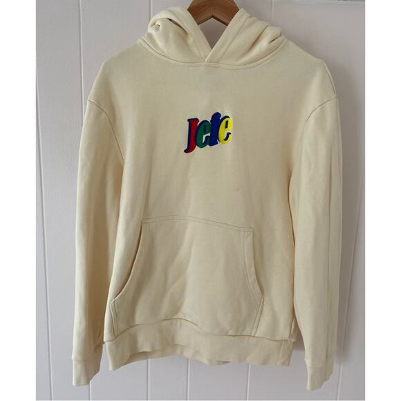 Jefe by Jefe Women's Heavyweight Graphic Streetwear Sweat Set in Ivory Medium - Picture 4 of 13
